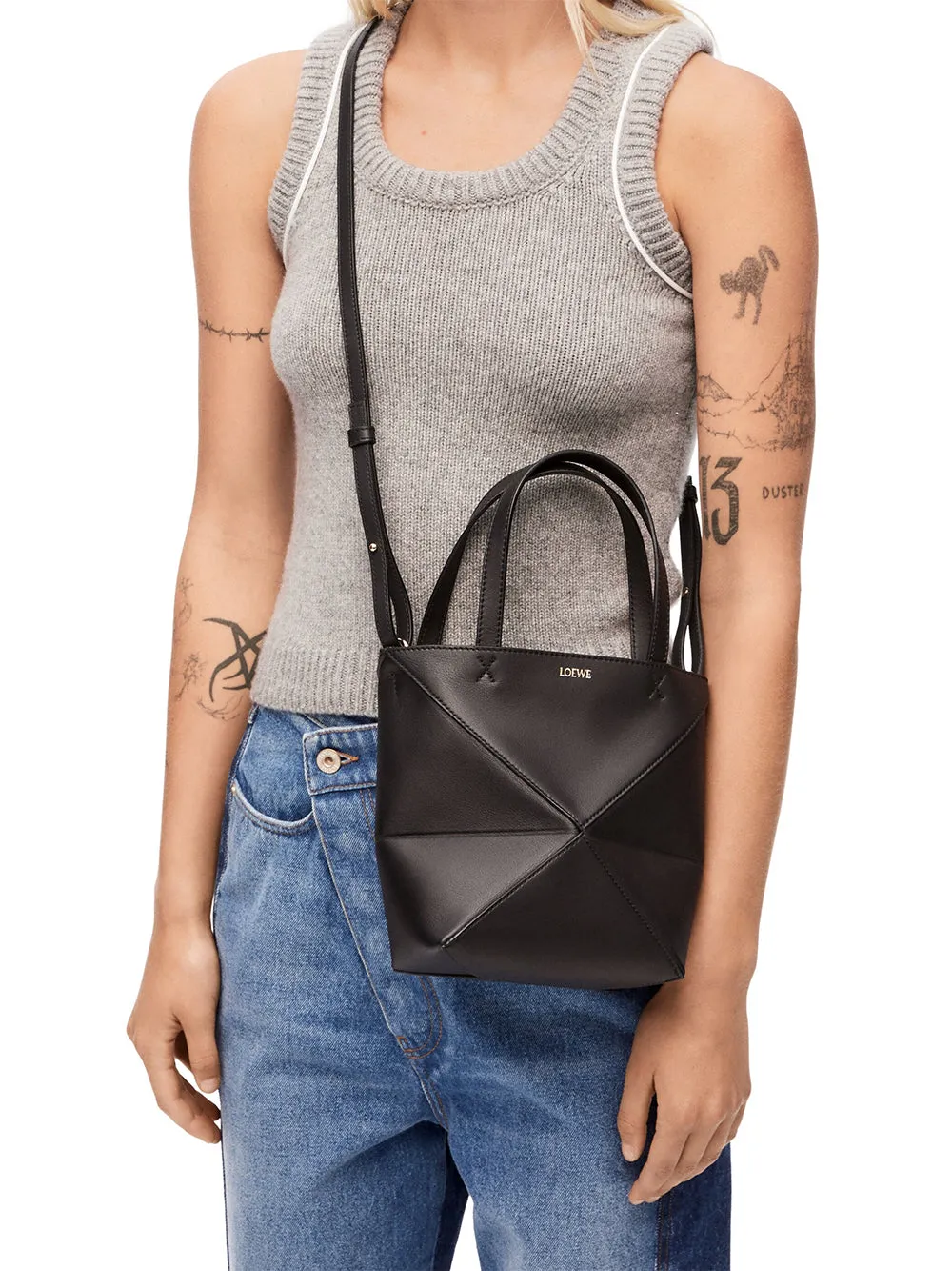 Mini Puzzle Fold Tote sold by Wanan Luxury product image thumbnail 2