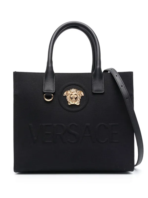 La Medusa Canvas Small Tote Bag made by Versace