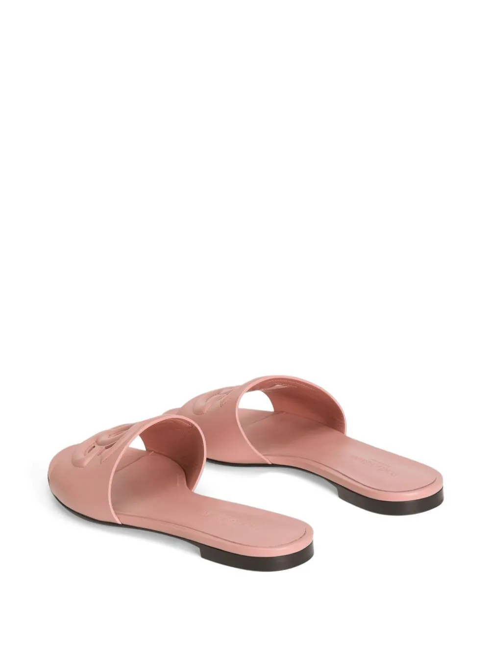 Dg Millennials Logo Leather Flat Slides sold by Wanan Luxury product image thumbnail 4