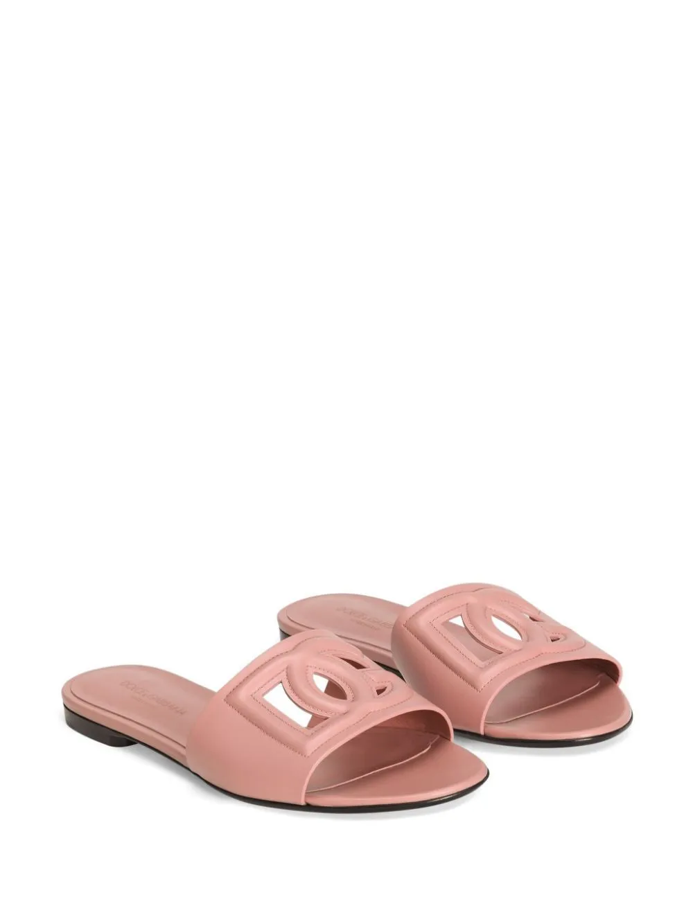 Dg Millennials Logo Leather Flat Slides sold by Wanan Luxury product image thumbnail 2