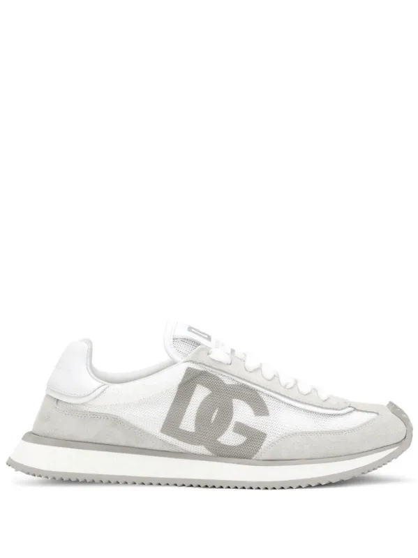 Suede And Mesh Dg Cushion Sneakers made by Dolce & Gabanna