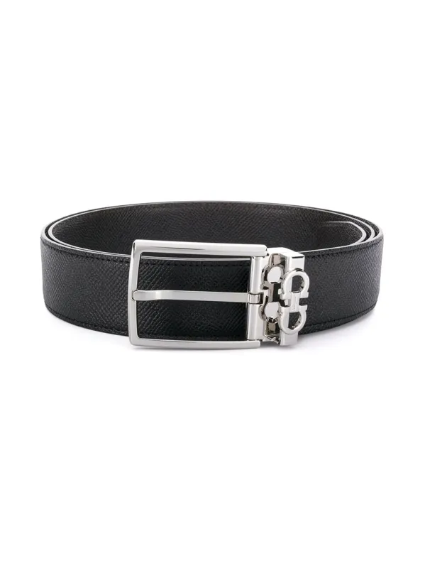 Reversible And Adjustable Gancini Belt made by Salvatore Ferragamo