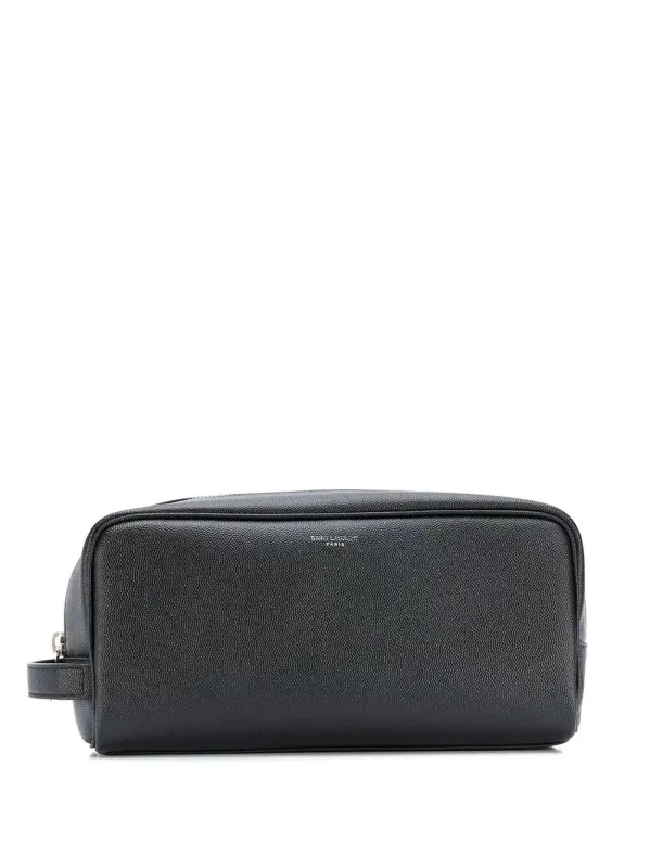 Grooming Case In Embossed Leather made by Yves Saint Laurent
