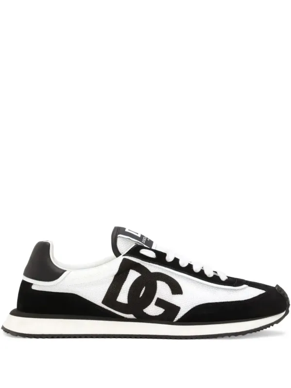 Suede And Mesh Dg Cushion Sneakers made by Dolce & Gabanna