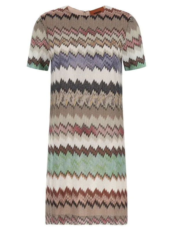 Lamé Viscose Dress Dresses Multicolor made by Missoni