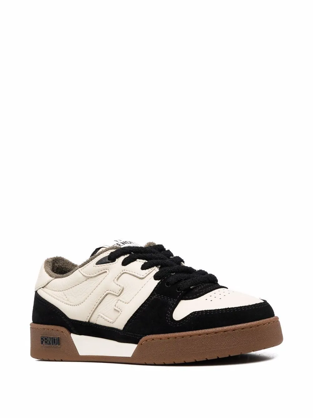 Fendi Match Suede And Leather Sneakers sold by Wanan Luxury product image thumbnail 4