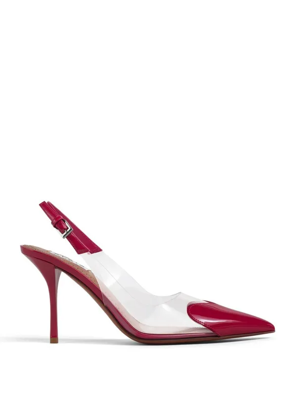 Le CŒUr Slingbacks In Patent Calfskin made by Alaia