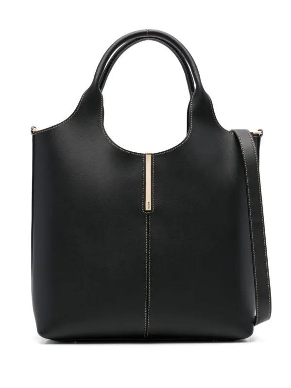 Leather Small Tote Bag made by Tod's