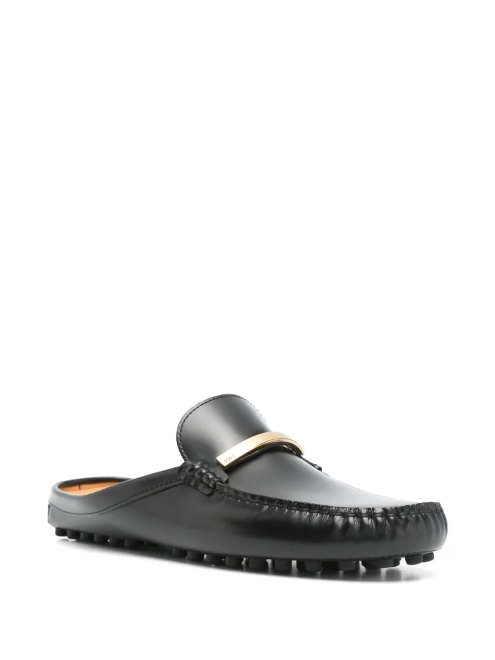 Branded Metal Bar Leather Gommino Mules sold by Wanan Luxury product image thumbnail 2