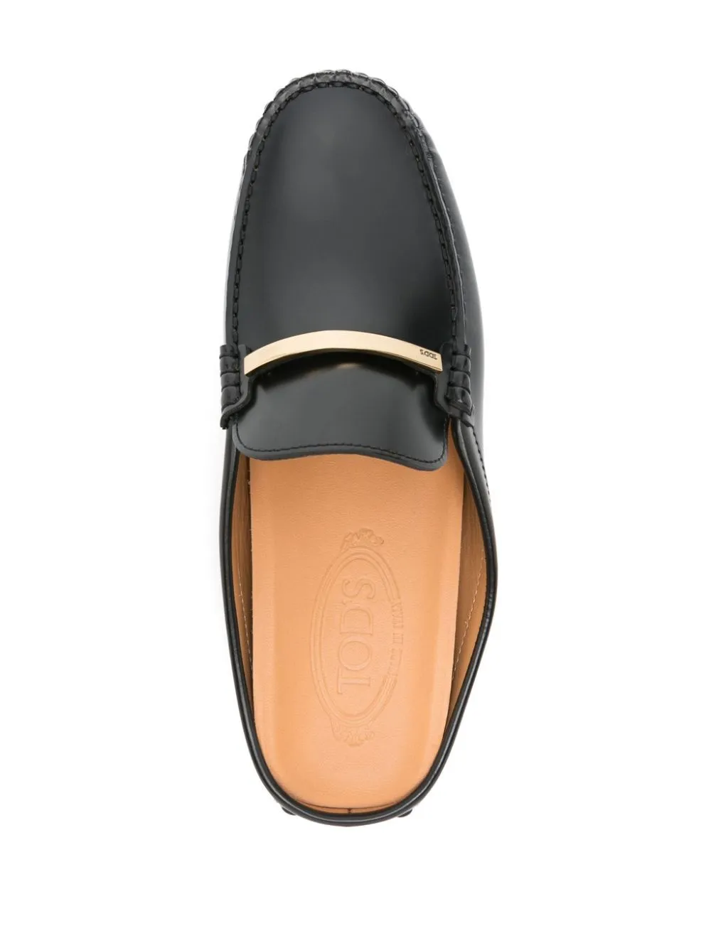 Branded Metal Bar Leather Gommino Mules sold by Wanan Luxury product image thumbnail 4