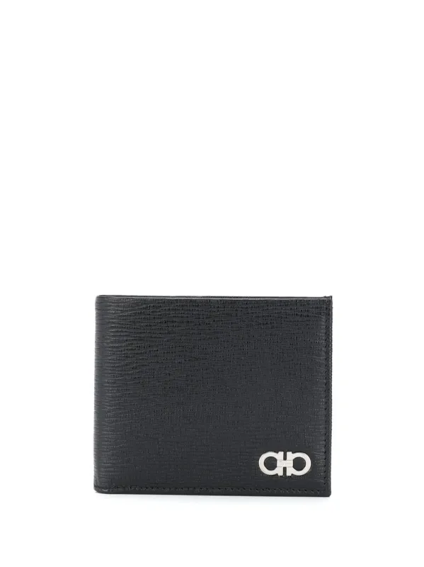 Two-Tone Bi-Fold Leather Wallet made by Salvatore Ferragamo