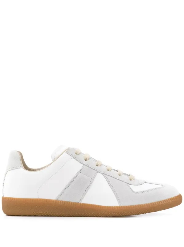 Nappa And Suede Replica Sneakers made by Maison Margiela