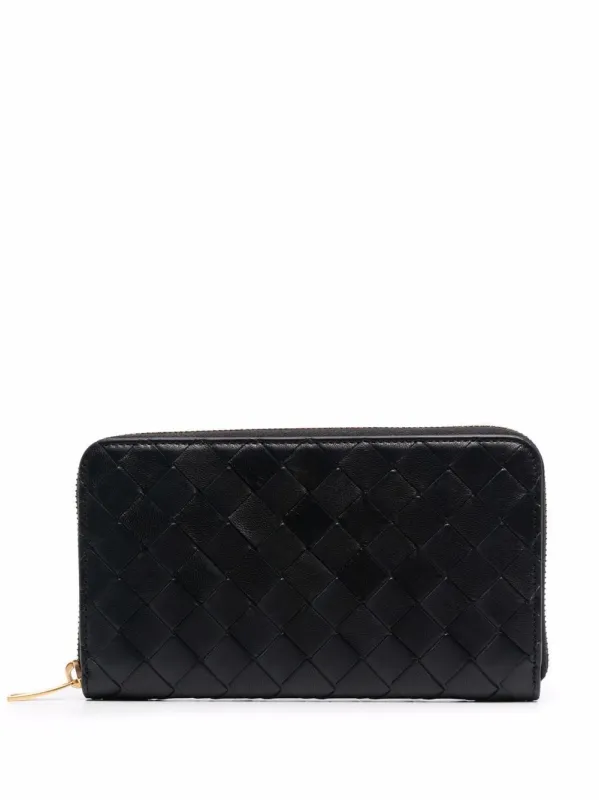 Intrecciato Zipped Wallet made by Bottega Veneta