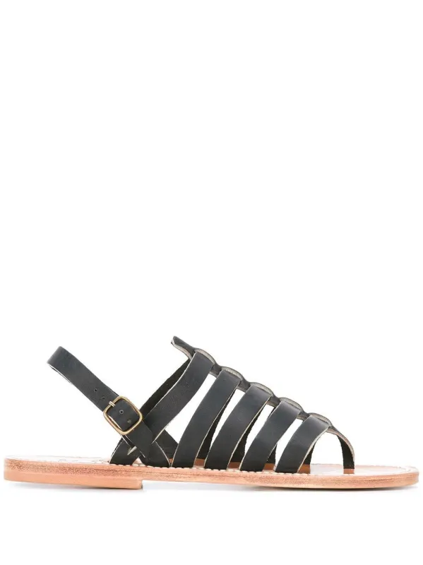 Homere Flat Sandals made by Wanan Luxury