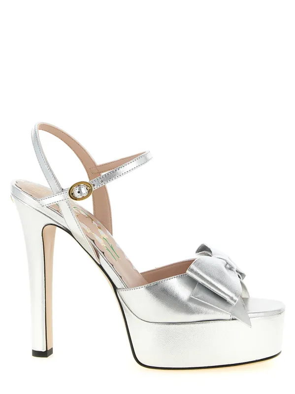 Bowow Sandals Silver made by Valentino Garavani
