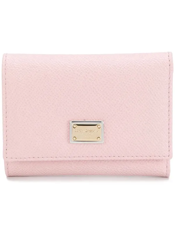Dauphine Calfskin Wallet With Branded Tag made by Dolce & Gabanna