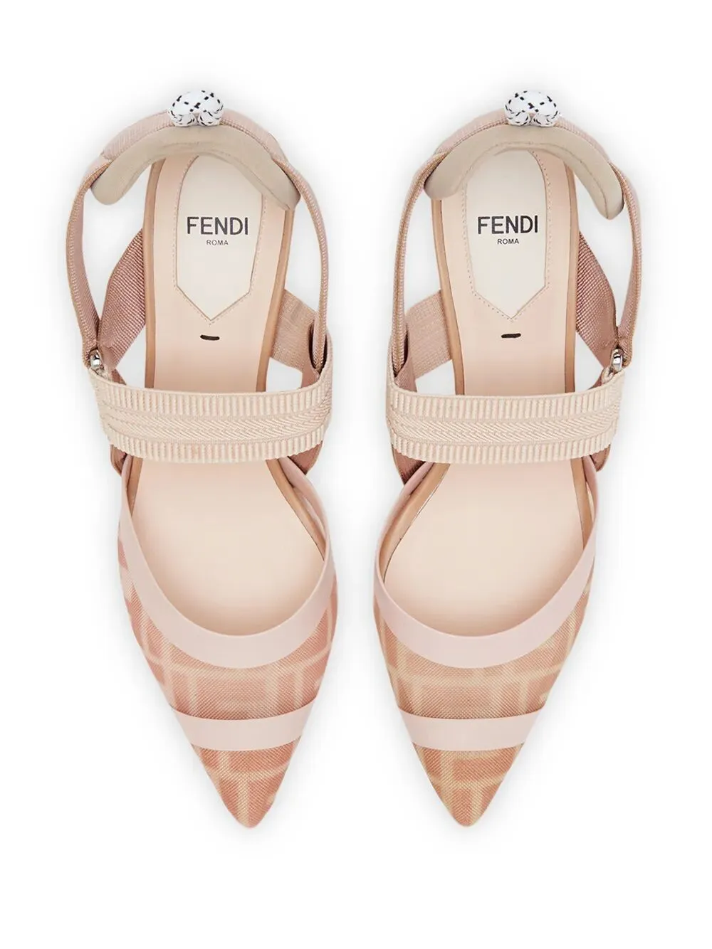 ColibrÌ Leather And Mesh Slingbacks sold by Wanan Luxury product image thumbnail 4