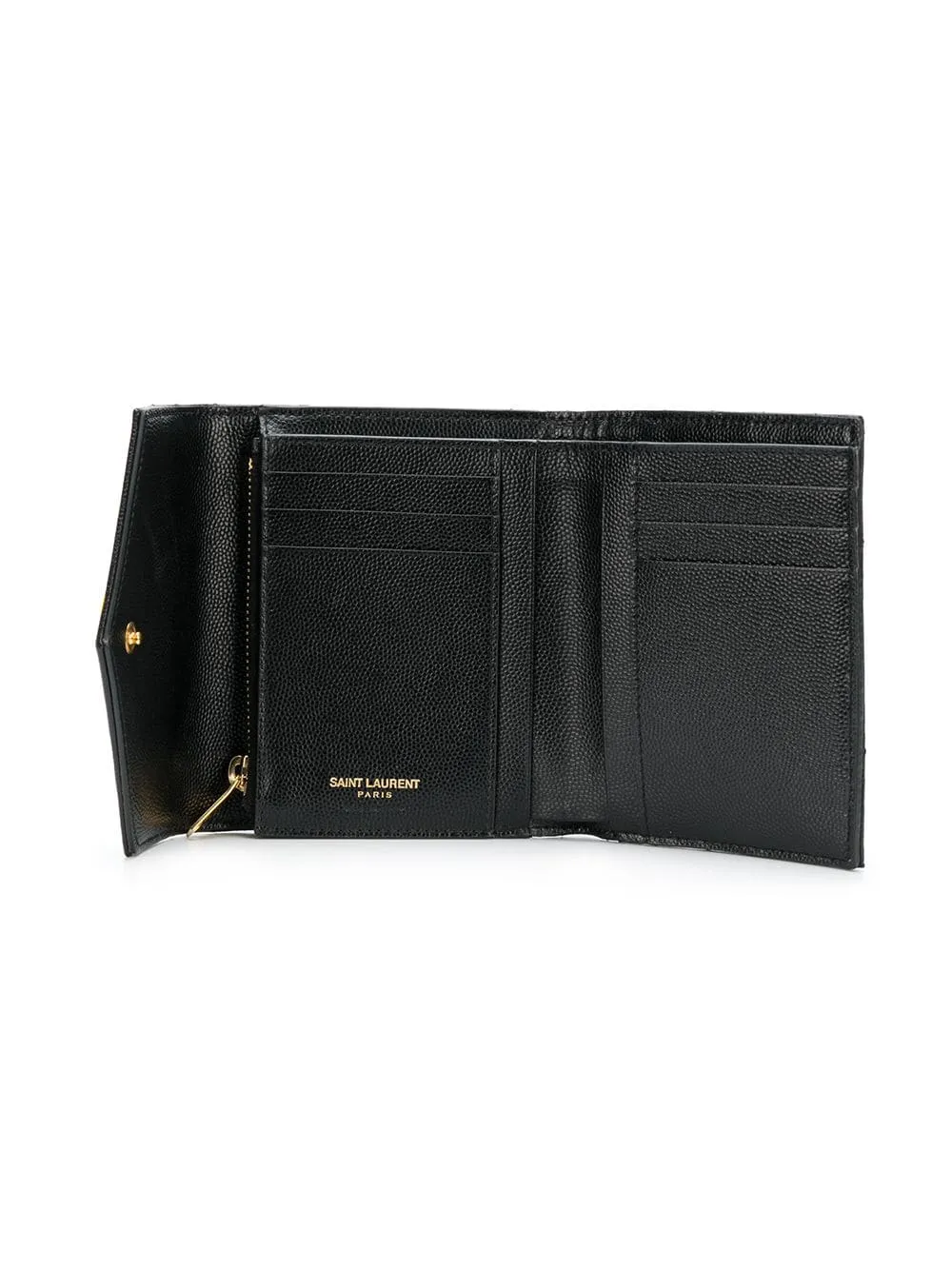 Grain De Poudre Leather Cassandre MatelassÉ Compact Tri Fold Wallet sold by Wanan Luxury product image thumbnail 3