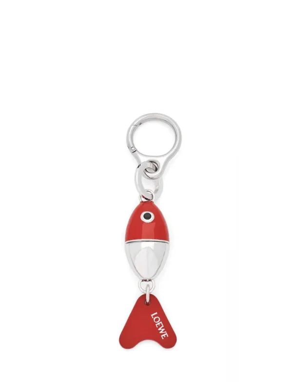 Fishing Lure Keyrings Red made by Loewe