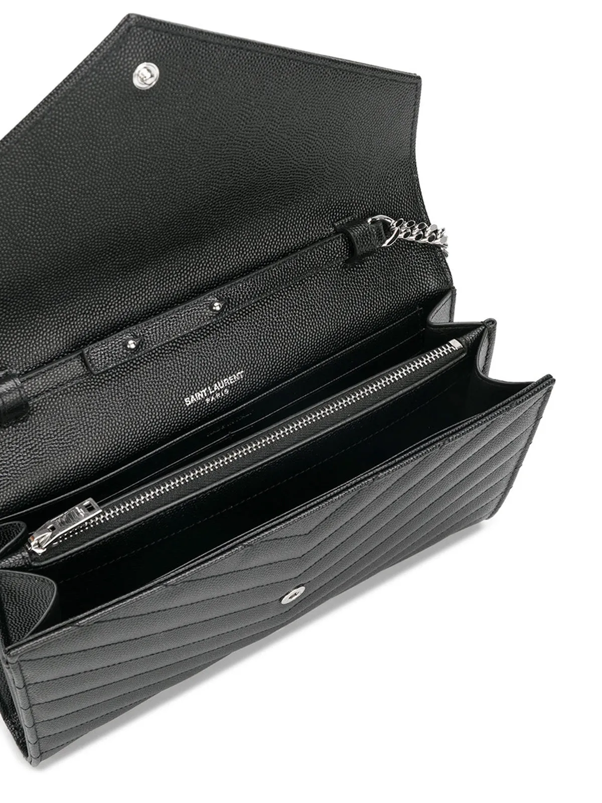 Classic Cassandre Chain Wallet In Grain De Poudre Leather sold by Wanan Luxury product image thumbnail 4
