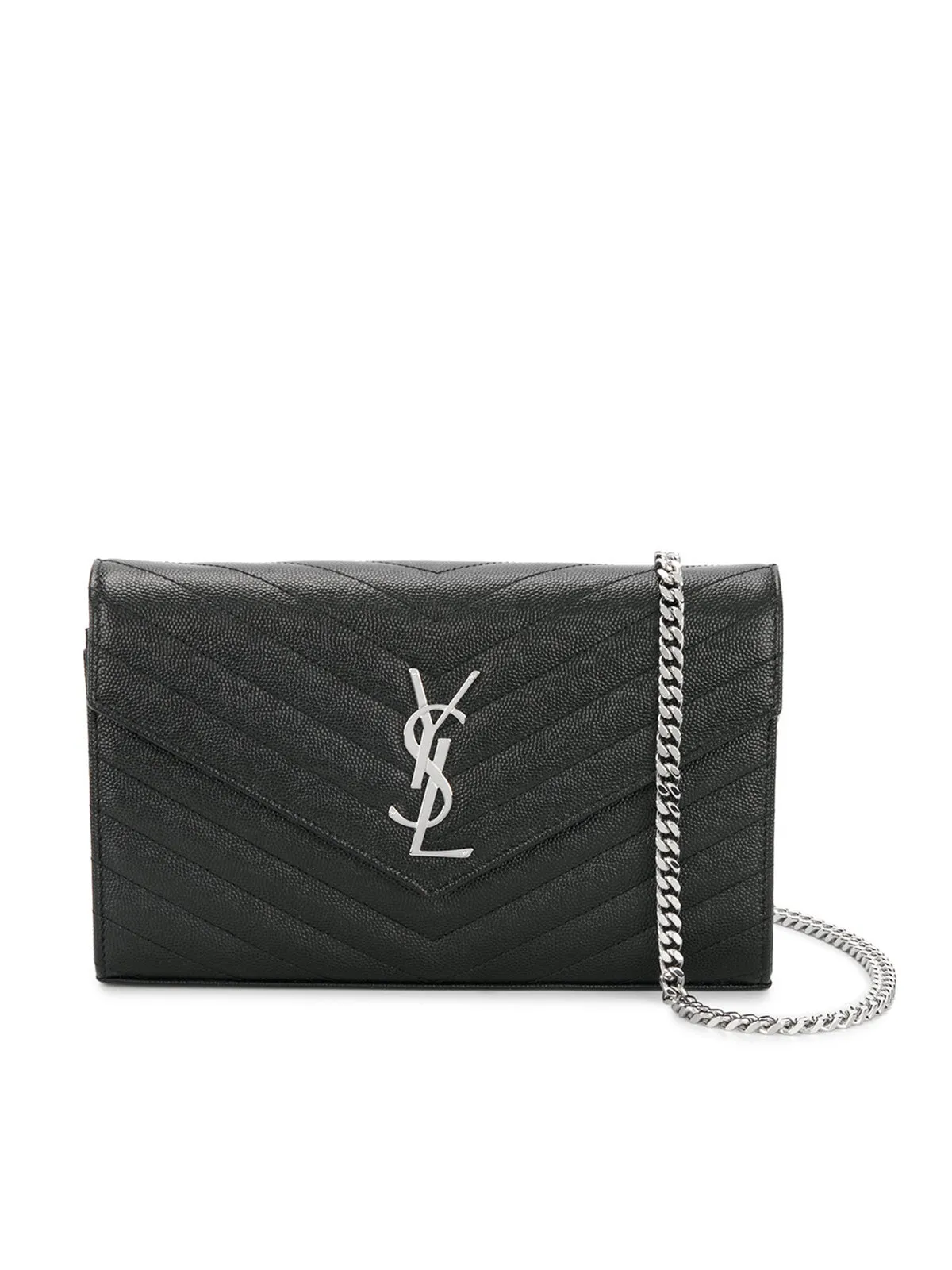 Classic Cassandre Chain Wallet In Grain De Poudre Leather sold by Wanan Luxury