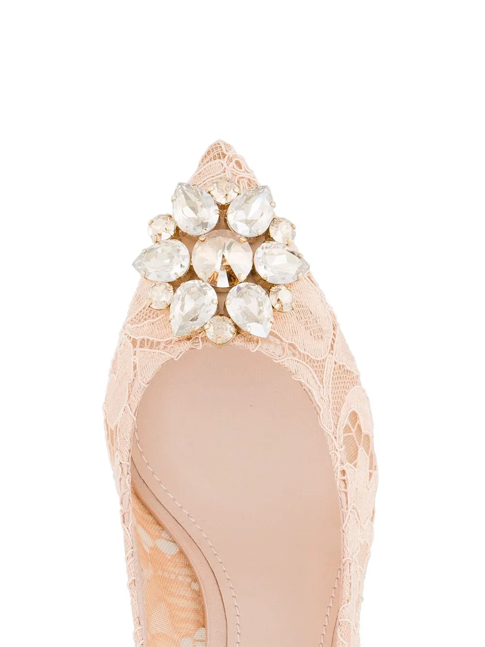 Lace Rainbow Pumps With Brooch Detailing sold by Wanan Luxury product image thumbnail 4