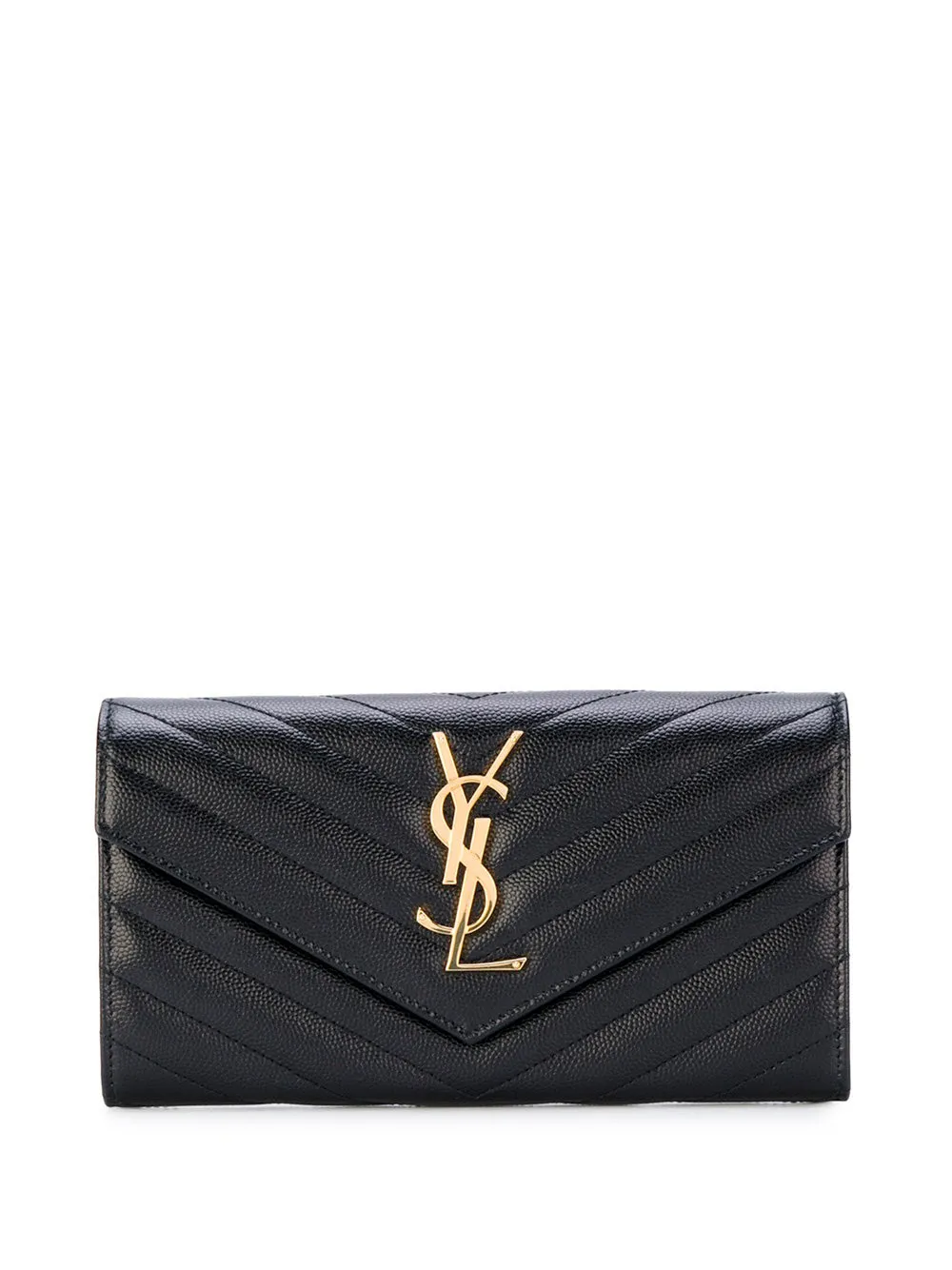Cassandre MatelassÉ Large Flap Wallet In Grain De Poudre Leather sold by Wanan Luxury