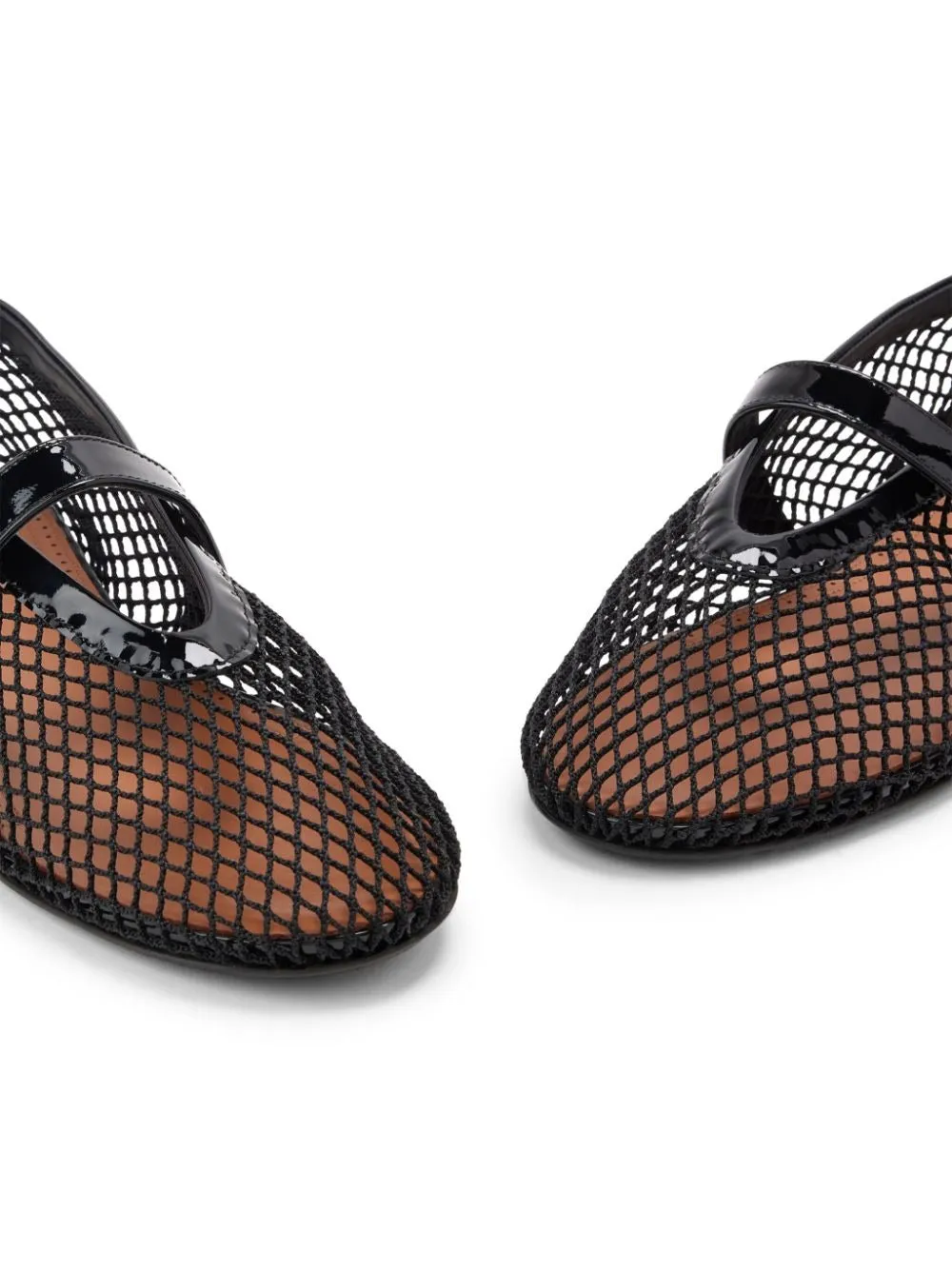 Ballet Flats In Fishnet sold by Wanan Luxury product image thumbnail 4