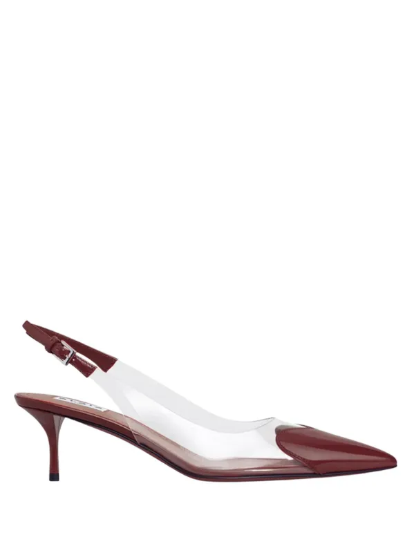 Le CŒUr Slingbacks In Patent Leather made by Alaia