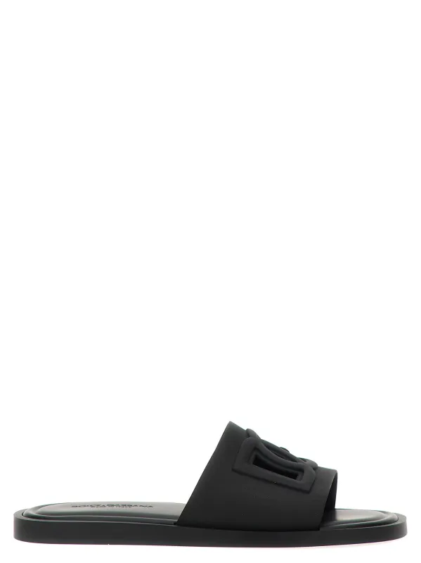 Dg Sandals Black made by Dolce & Gabanna