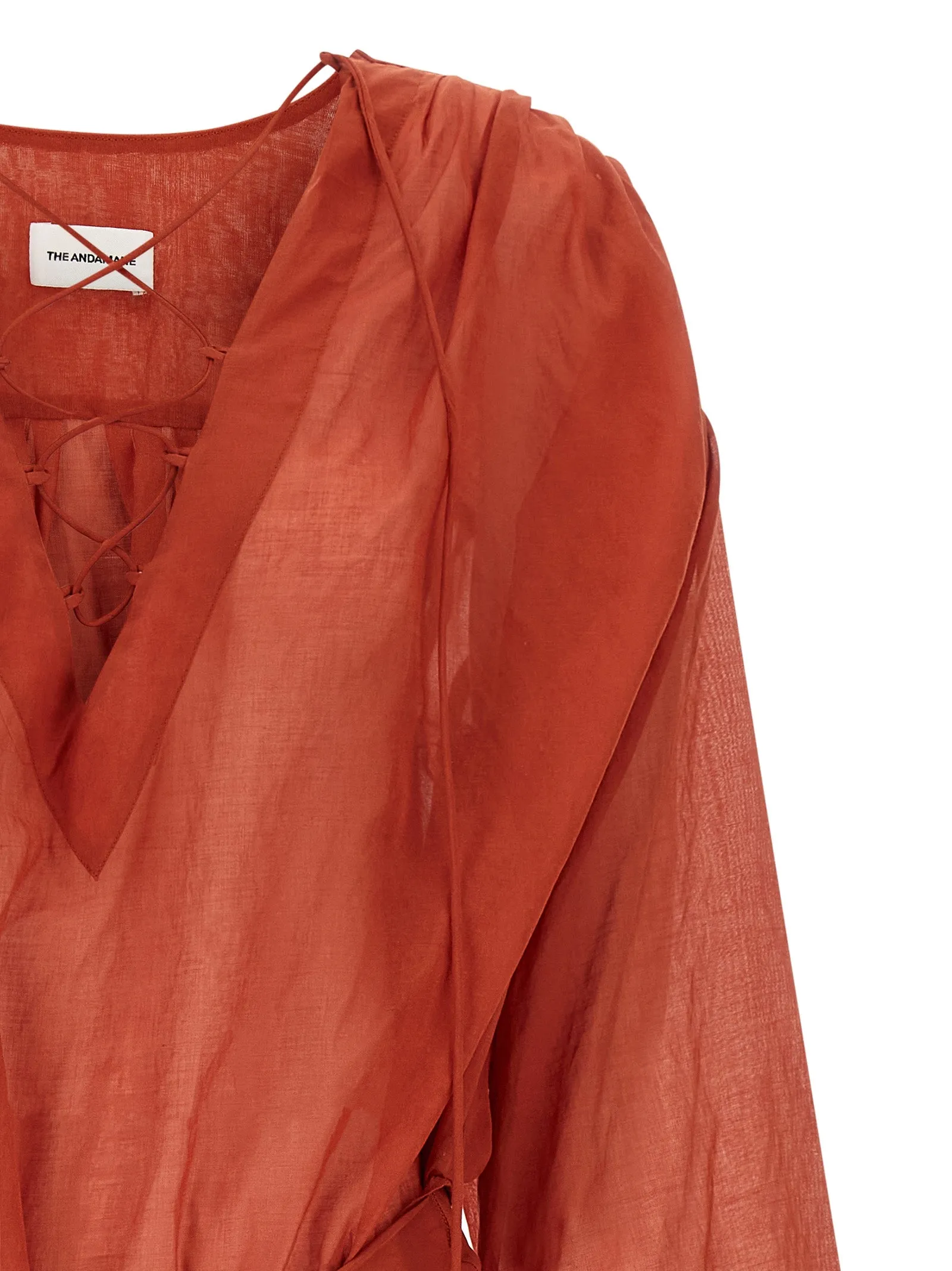 Indira Dresses Red sold by Wanan Luxury product image thumbnail 3