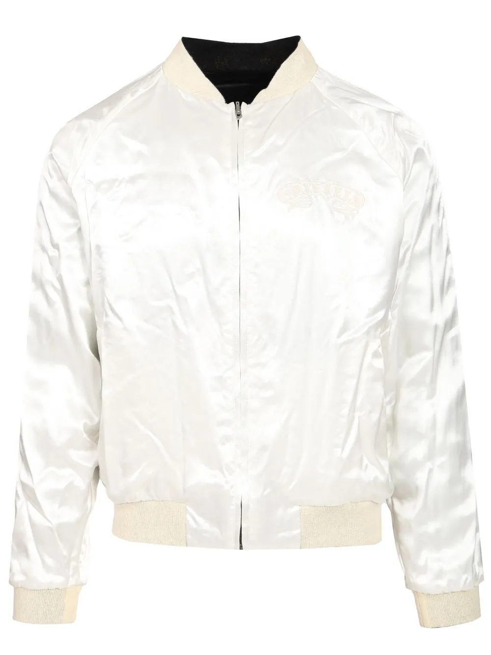 Reversible Satin Bomber Jacket Black sold by Wanan Luxury product image thumbnail 5