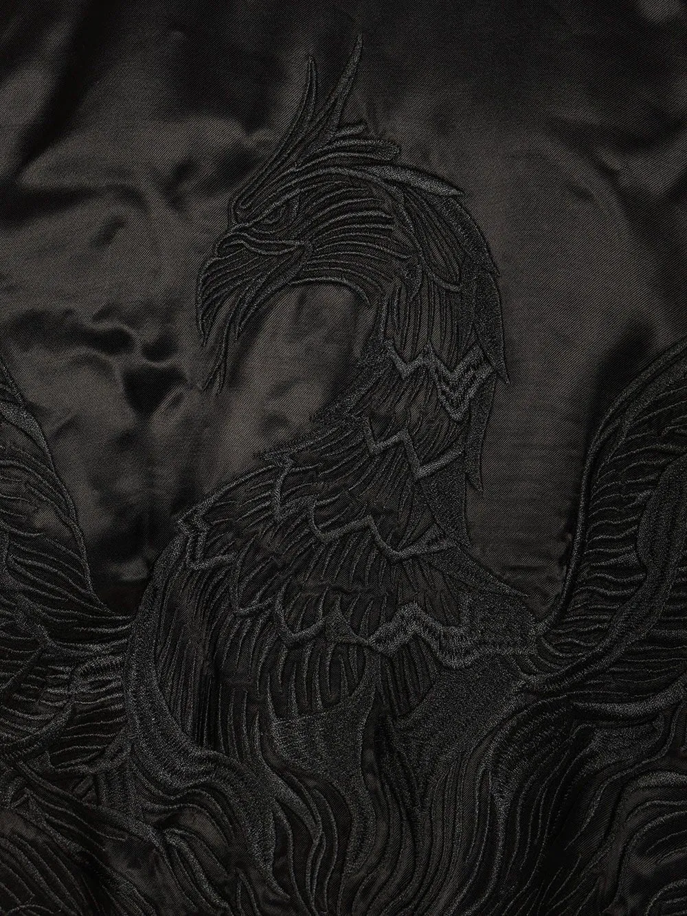 Reversible Satin Bomber Jacket Black sold by Wanan Luxury product image thumbnail 4