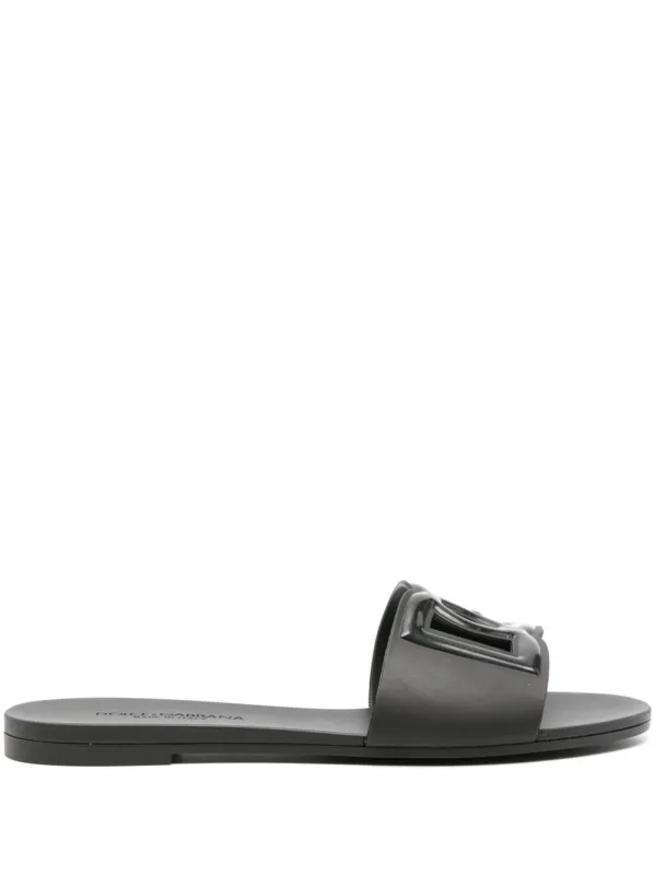 Rubber Beachwear Sliders made by Dolce & Gabanna