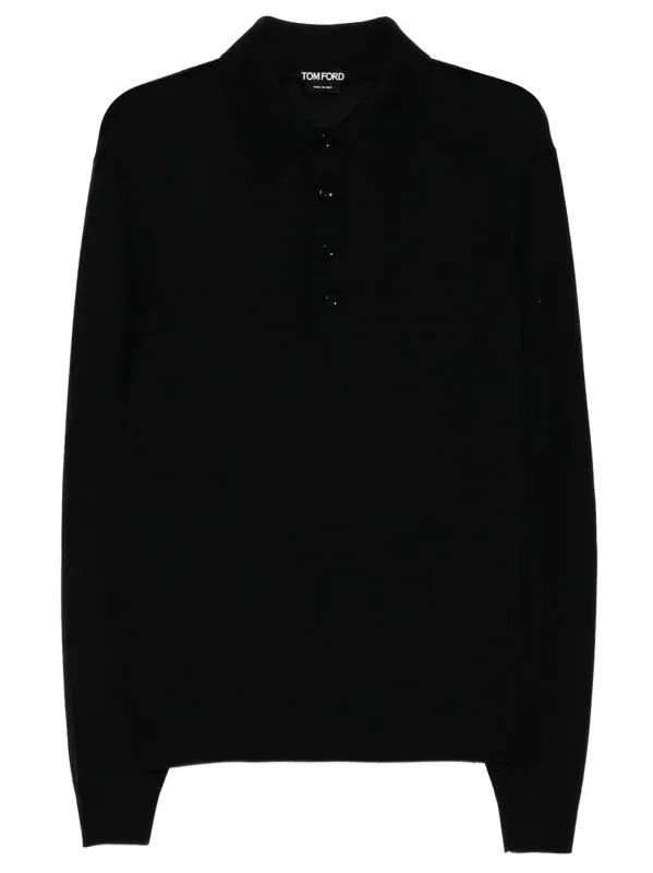 Wool Knitted Polo made by Tom Ford