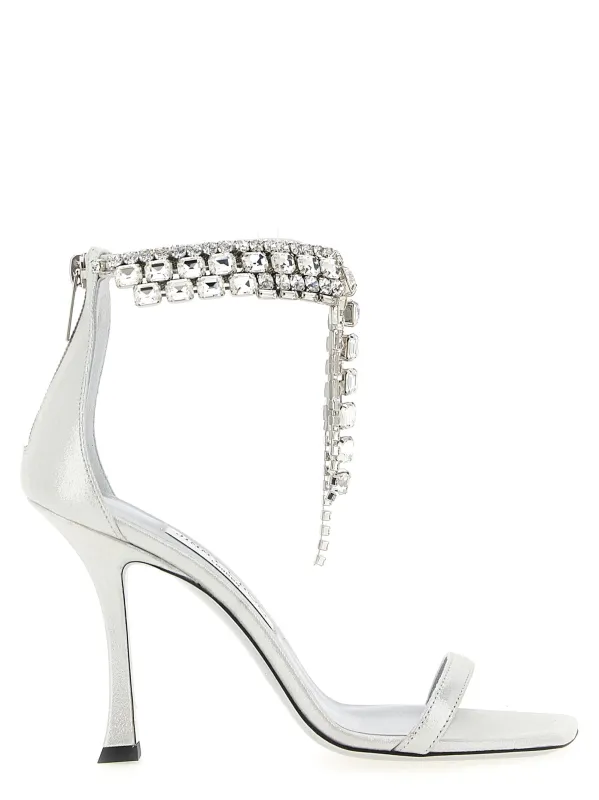 Verity Sandals Silver made by Jimmy Choo