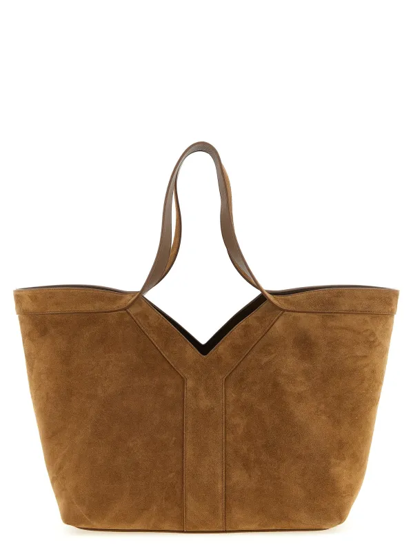 Y Tote Bag Brown made by Yves Saint Laurent