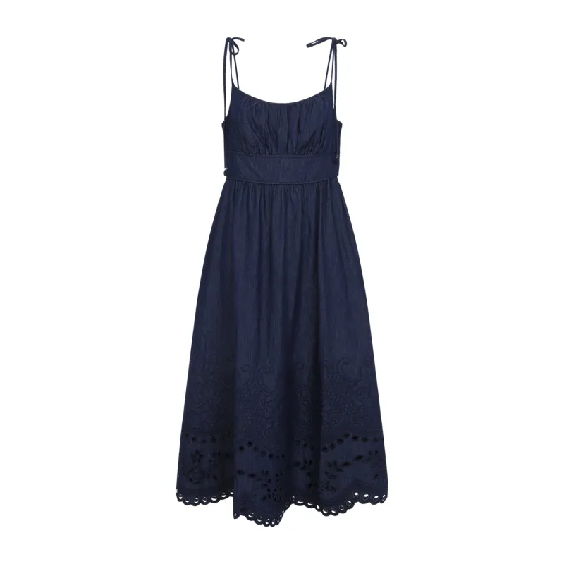 Midi Dresses Blue made by Zimmermann