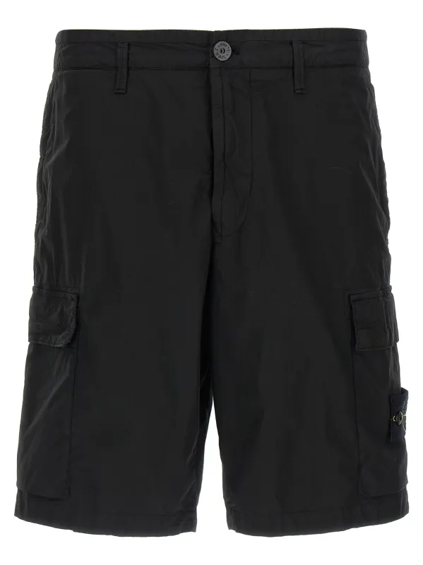 L100020 Bermuda And Short Black made by Stone Island