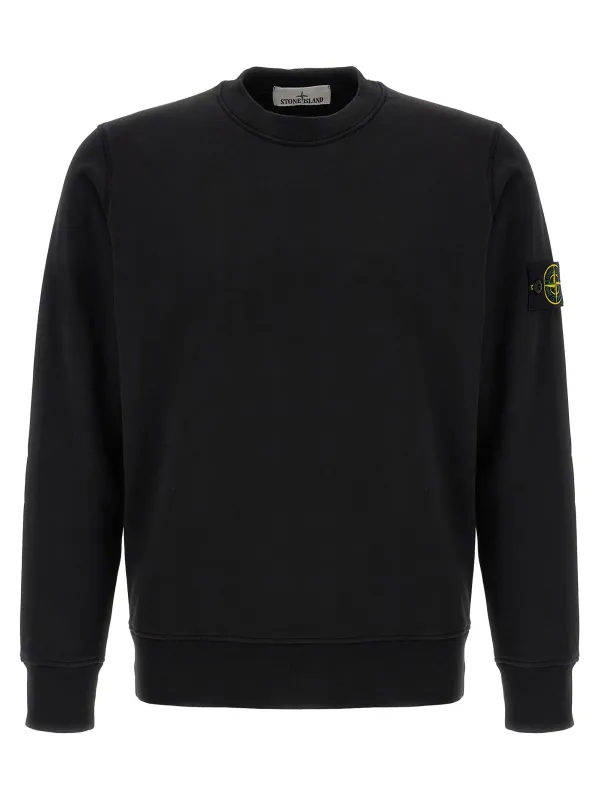 6100060 Sweatshirt Black made by Stone Island