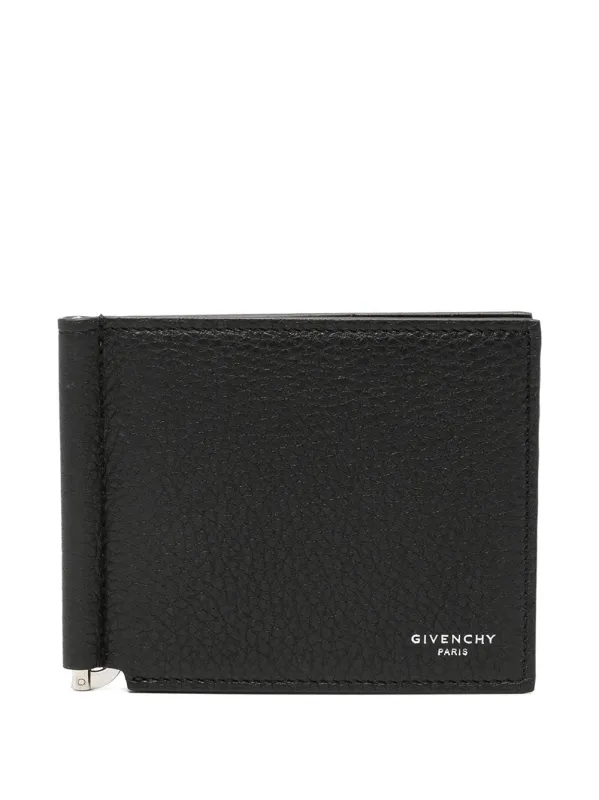Leather Bi-Fold Card Case With Bill Clip made by Givenchy