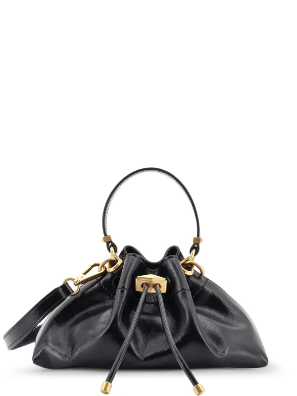 Cinch Small Leather Shoulder Bag made by Jimmy Choo