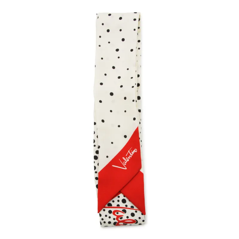 Scarfs Vaniglia-Nero-Rosso/Vaniglia made by Valentino Garavani