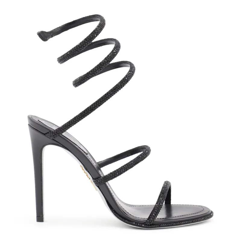 Sandals Black made by Rene Caovilla