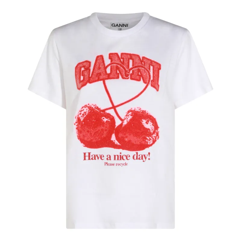 T-Shirts And Polos Bright White made by Ganni