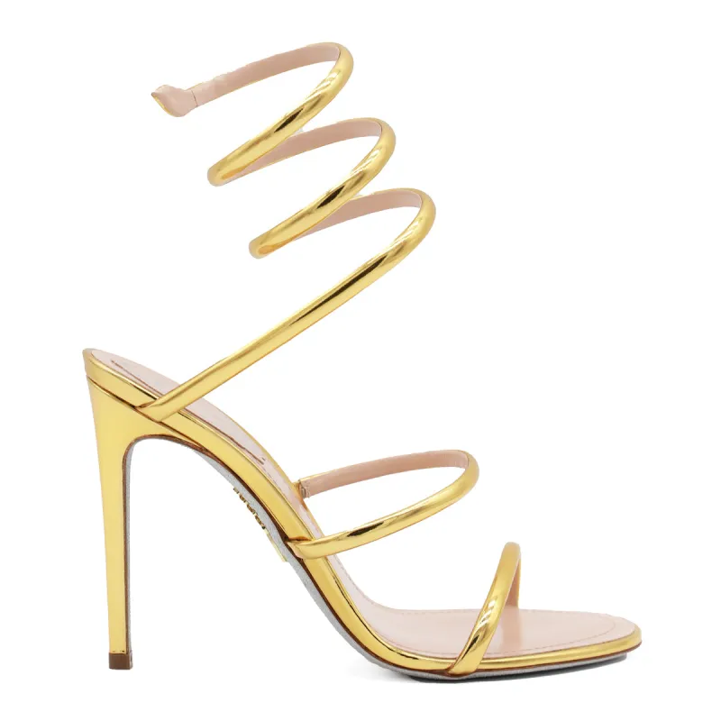 Sandals Gold made by Rene Caovilla