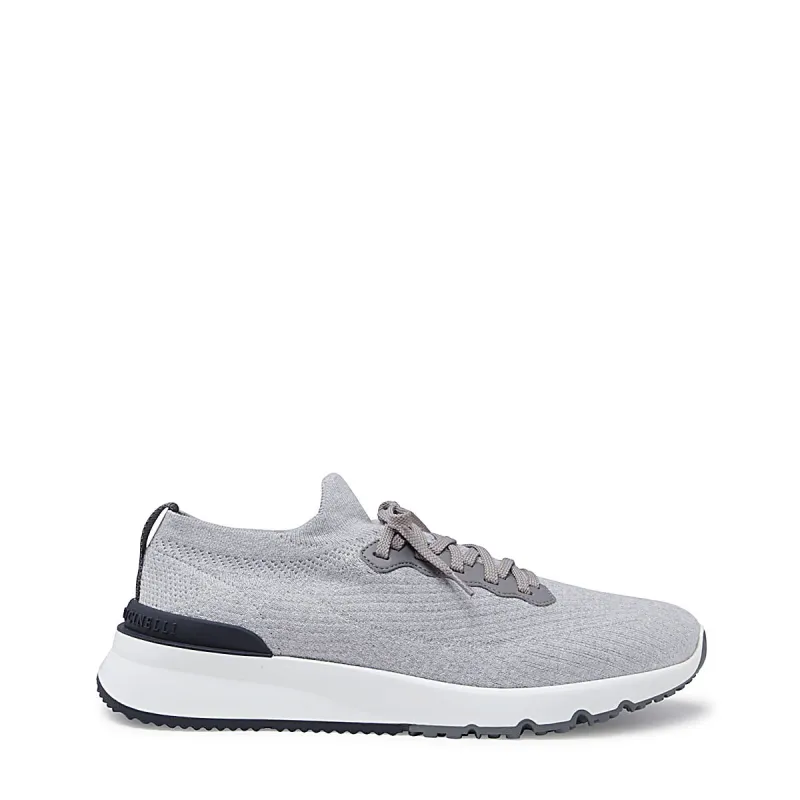 Sneakers Grey made by Brunello Cucinelli