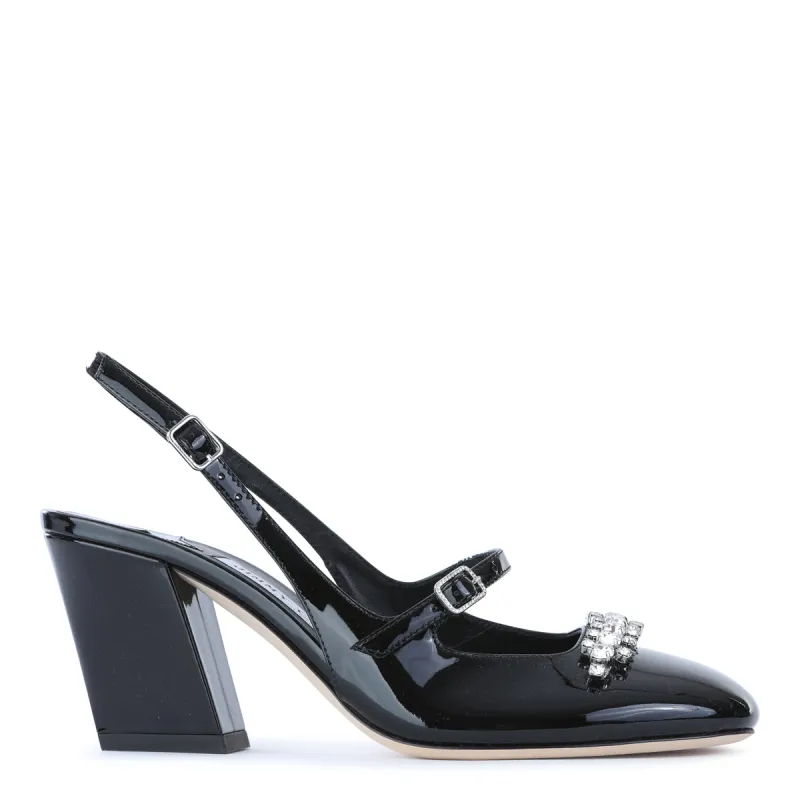 With Heel Black made by Jimmy Choo