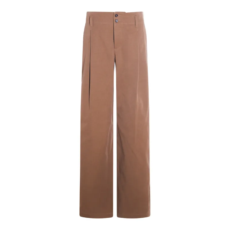 Trousers Mustard Brown made by Chloe