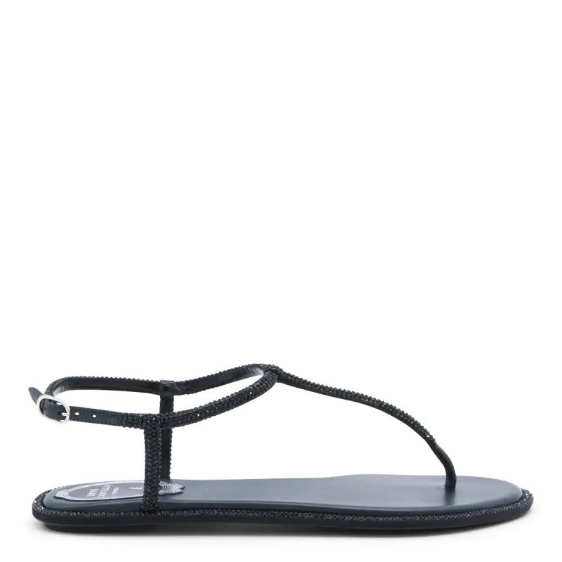 Flat Shoes Black made by Rene Caovilla